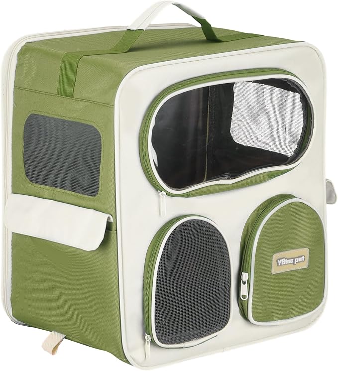 Pet Backpack Carrier, Portable and Ventilated, Nylon Dogs Cats and Small by Unknown