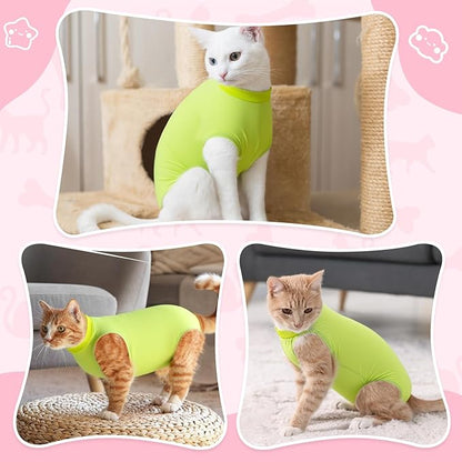 Coppthinktu Cat Recovery Suit for Abdominal Wounds or Skin Diseases, Cat Onesie - Image 5
