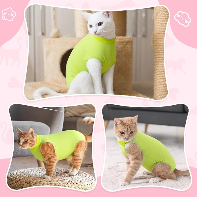 Coppthinktu Cat Recovery Suit for Abdominal Wounds or Skin Diseases, Cat Onesie - Image 5