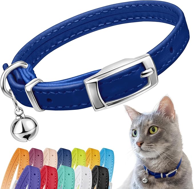 CollarDirect Leather Cat Collar by CollarDirect