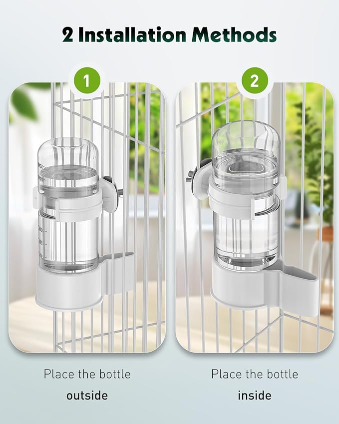 Pawfly Bird Water Dispenser, Automatic Water Feeder, Plastic Cage Water - Image 5