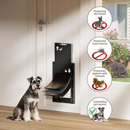 3-Flap Dog Door, Doggy Door, Doggie Door, Cat Door - Image 3