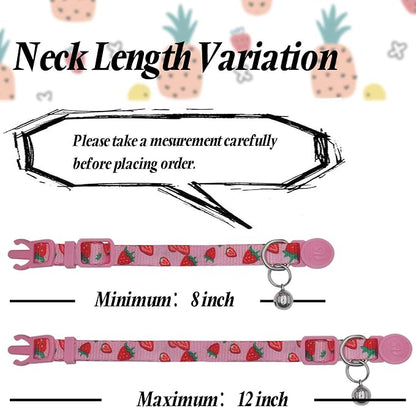 azuza 4 Pack Cat Kitten Collar Breakaway - Image 5