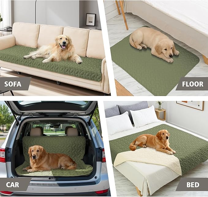 Ameritex Waterproof Pet Bed Cover Anti-Slip Dog Bed Blanket - Image 3