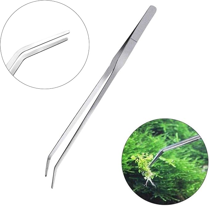 3 in 1 Aquarium Aquascape Tools Kit Long Stainless Steel Aquarium Tank Aquatic - Image 4