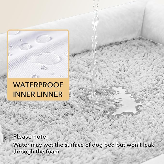 Orthopedic Dog Beds for Extra Large Dogs, Waterproof Egg Crate Foam XL Dog Bed - Image 3