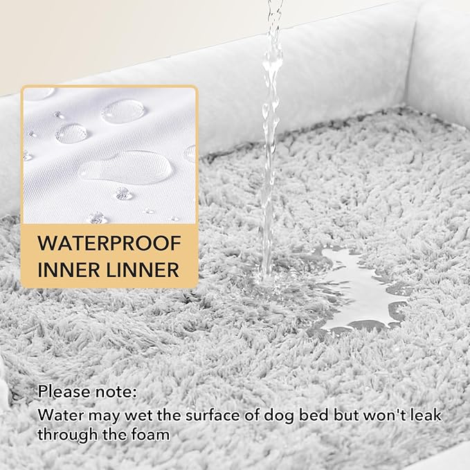 Orthopedic Dog Beds for Extra Large Dogs, Waterproof Egg Crate Foam XL Dog Bed - Image 3