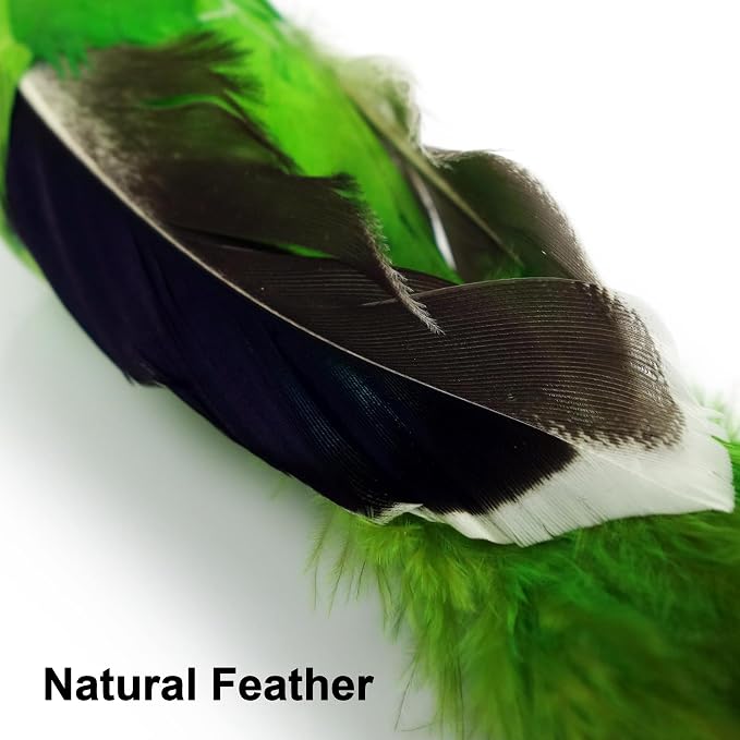 TTcat 2 Pcs Real Feather Cat Bird Toys Realistic Simulation Bird Cat Toys - Image 5