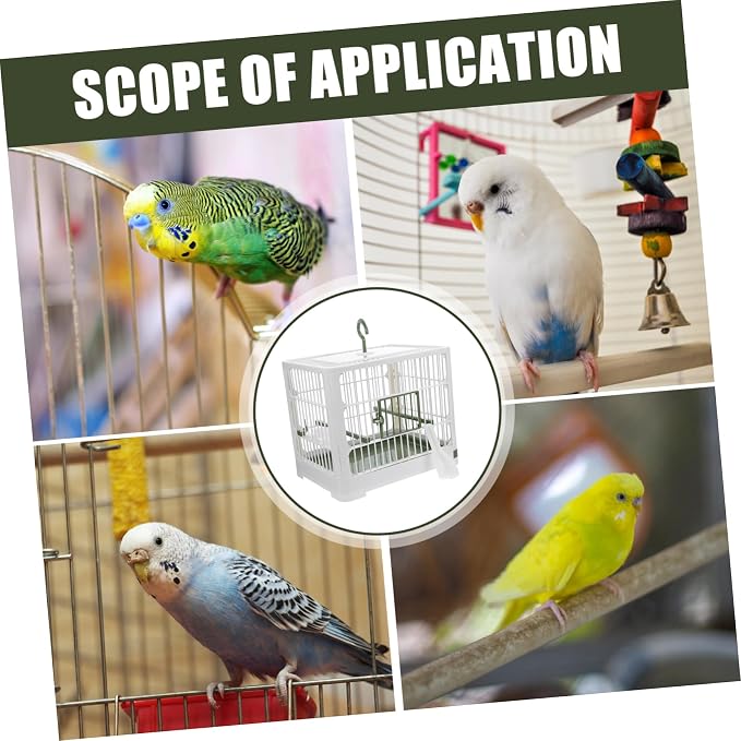 BESPORTBLE Foldable Bird Travel Carrier Cage Lightweight Portable Design - Image 7