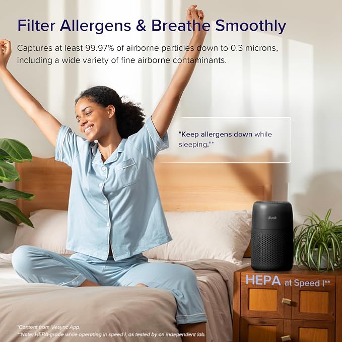 LEVOIT Air Purifiers for Bedroom Home, AHAM VERIFIDE, 3-in-1 Filter - Image 2