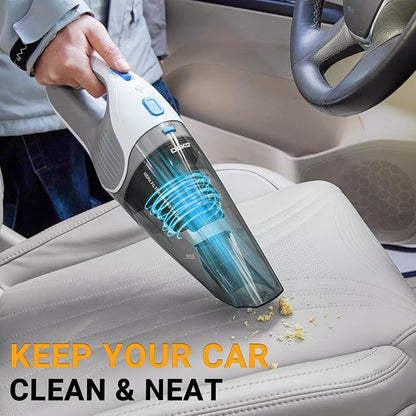 DEKOPRO Cordless Handheld Portable Vacuum Cleaner, Small Rechargeable - Image 6