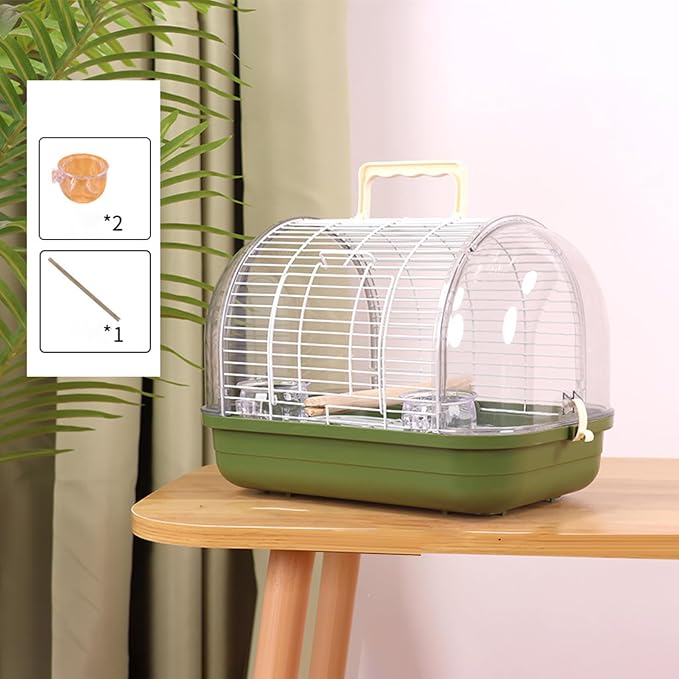 Portable Bird Cage, Bird Travel Carrier - Image 8