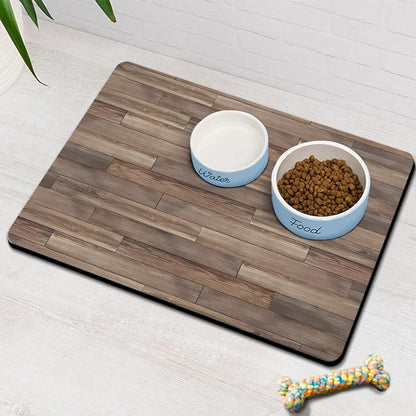 Pet Feeding Mat for Floors Waterproof Dog Mat for Food and Water Absorbent - Image 8