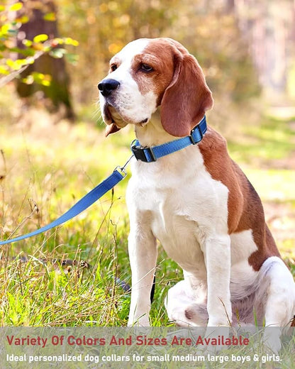 Reflective Dog Collar with Buckle Adjustable Safety Nylon Collars - Image 7