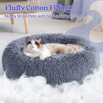 rabbitgoo Cat Beds for Indoor Cats, 20 inches Cat Bed Machine Washable - Image 3