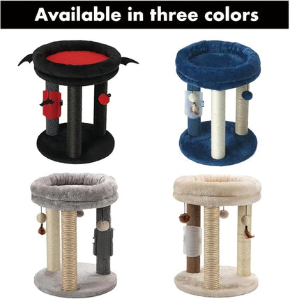 MECOOL 4in1 Small Cat Tree, Scratching Post - Image 6