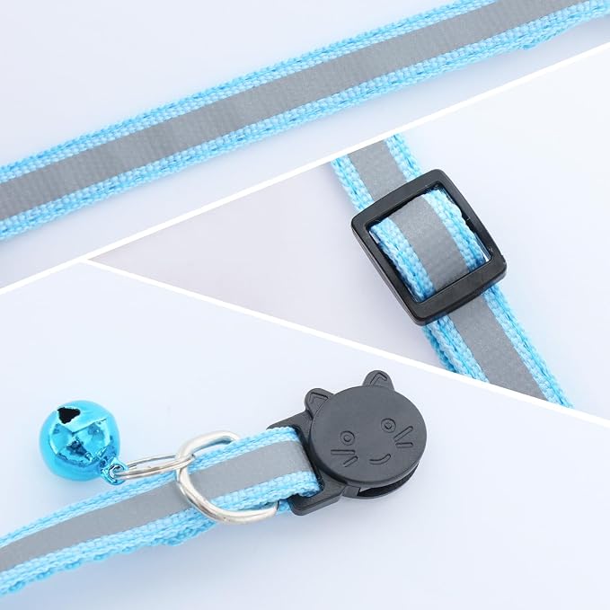 12 Pcs Reflective Breakaway Cat Collars - Image 4