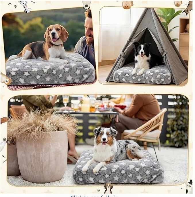 Youyole Large Washable Rectangle Dog Bed Cover Replacement Waterproof 36 x 23 x - Image 5