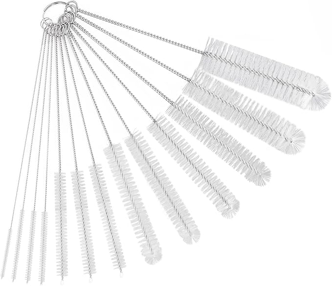 CiaraQ Bottle Cleaning Brushes, 8 Inch Nylon Tube Brush Set, Cleaner by CiaraQ