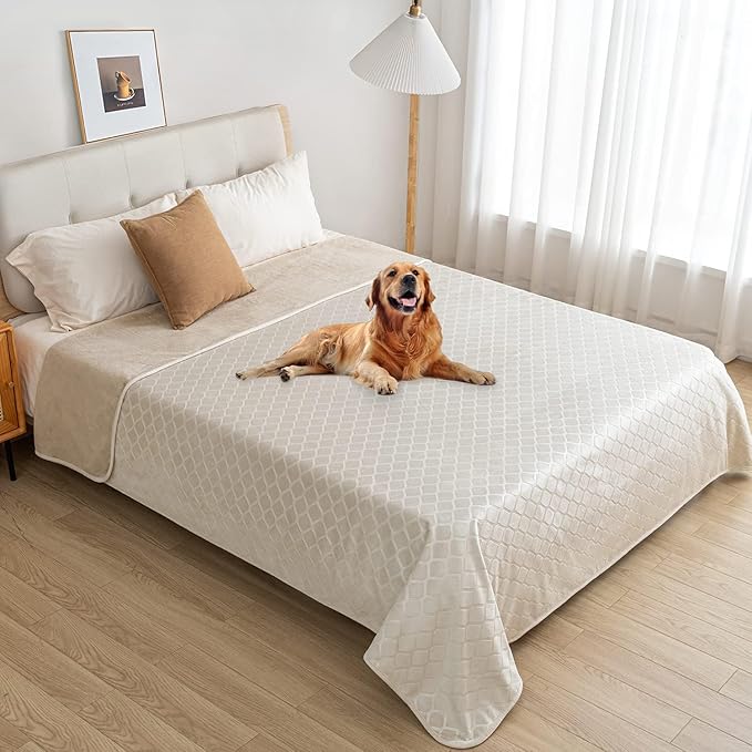 fuguitex Waterproof Dog Blanket Bed Cover Dog Crystal Velvet Moroccan Fuzzy - Image 6
