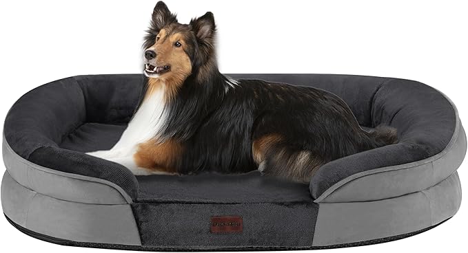 Dwanton Orthopedic Dog Bed for Large Dogs by DWANTON