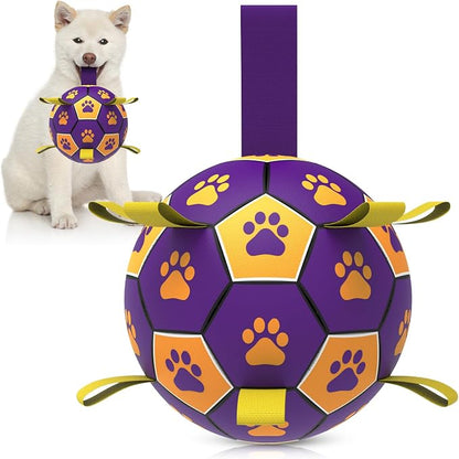 QDAN Dog Ropes Toys, Soccer Ball by QDAN