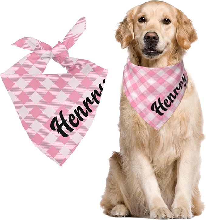 Custom Pet Scarf Personalized Dog Bandana by DOREALA