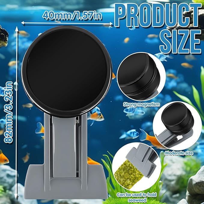Magnetic Seaweed Feeder Clip, Saltwater Fish Aquarium Accessories Supplies - Image 2