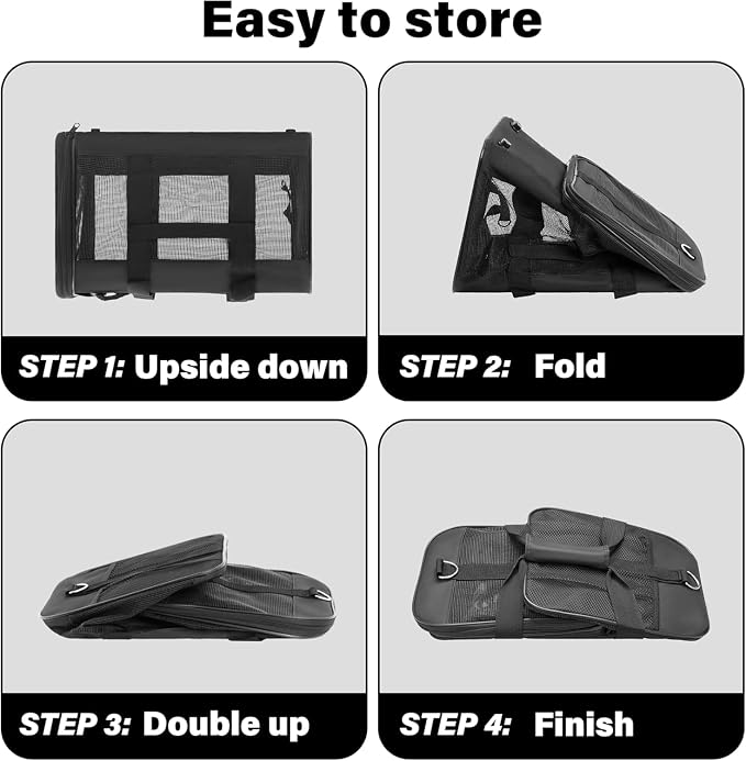 Simple Deluxe Airline-Approved Cat Carrier, Soft-Sided Pet Carrier - Image 8