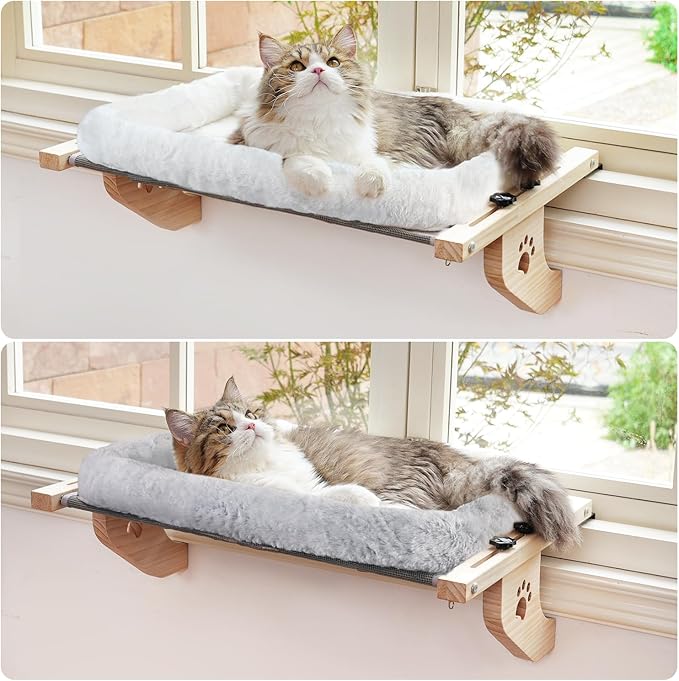 AMOSIJOY Cat Sill Window Perch Sturdy Hammock Seat - Image 4