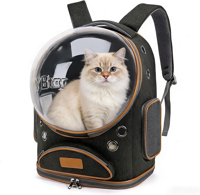 Cat Backpack Carrier, Breathable Pet Carrier Backpack Large Space Bubble - Image 6