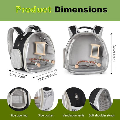 Bird Travel Carrier Bubble Window Backpack - Image 2