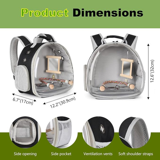 Bird Travel Carrier Bubble Window Backpack - Image 2