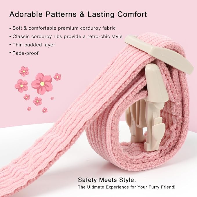 Cute Corduroy Dog Collar - Image 4