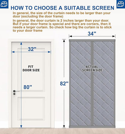 Cotton Thermal Door Screen Draft Stopper Cover Made of Oxford and Cotton Fill - Image 2