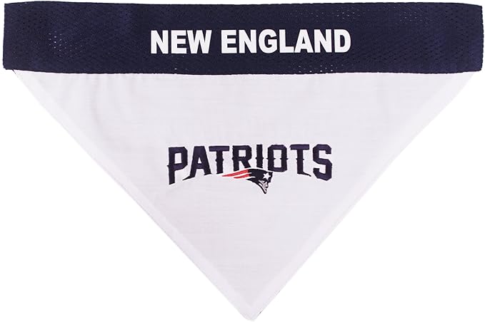 Pets First NFL New England Patriots Reversible Bandana Size XX-Large - Image 3