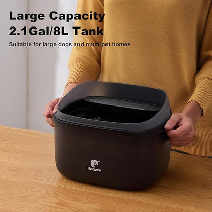 Dog Water Fountain for Large Dogs, 2.1Gal/8L Dog Water Bowl Dispenser, No Spill - Image 3