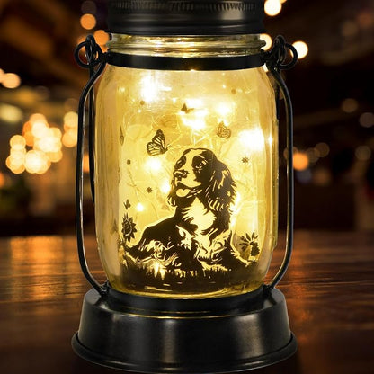 Cocker Spaniel Dog Gifts for Women/Men Cocker Spaniel Solar Lanterns Birthday - Image 8