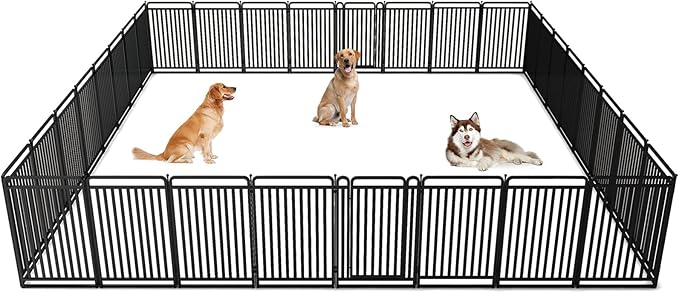 New Thickened Version Dog Playpen, 40 Inch Dog Fences by XDPET
