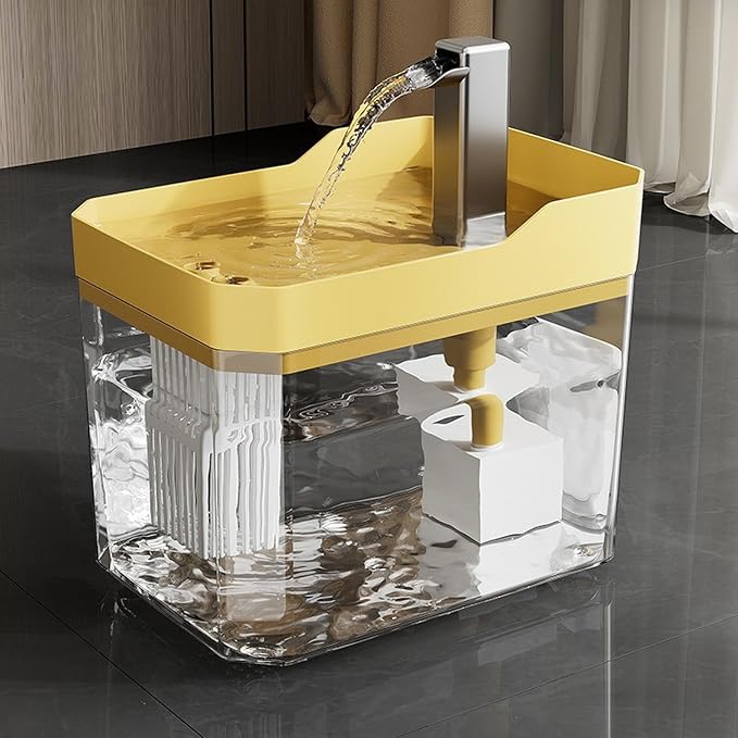 Cat Water Dispenser Fountain, Silent Pet Drinking Organizer, Quiet Supply - Image 3