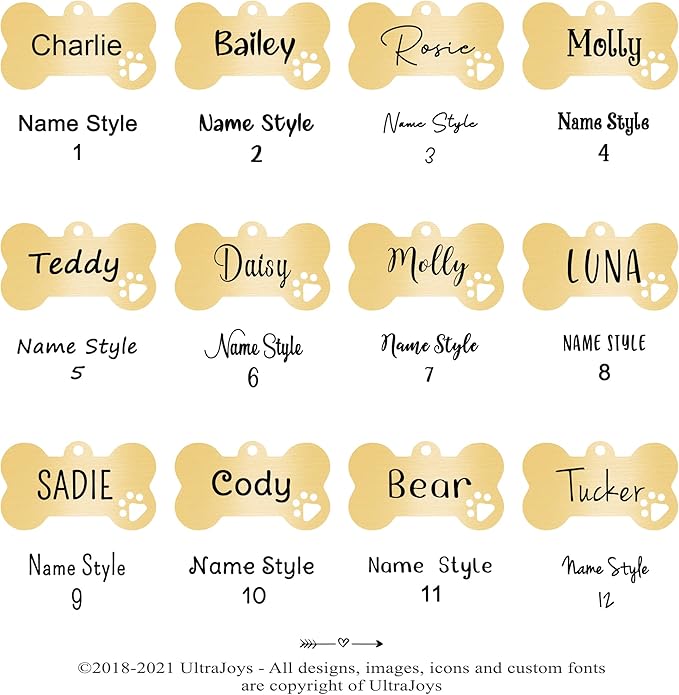 Ultra Joys Dog Tags Personalized - Image 4
