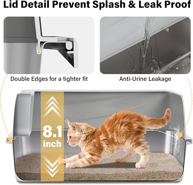 Stainless Steel Litter Box - Image 3