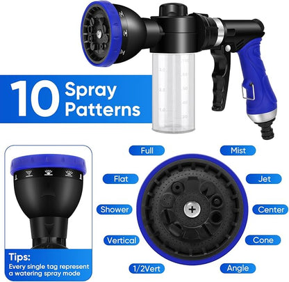 Pet Bathing Sprayer Kit, 10 Spray Patterns, Adjustable Hose Wash Sprayer - Image 3