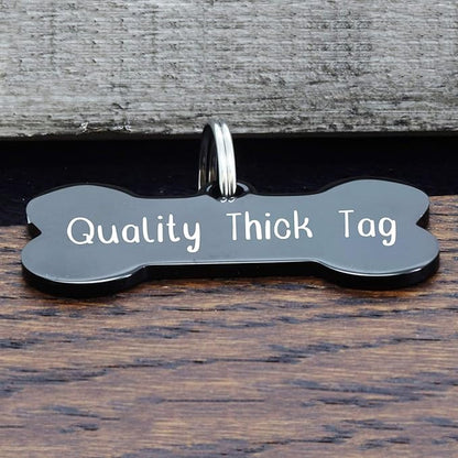 Ultra Joys Stainless Steel Pet ID Tag Dog Name Tags Personalized Front and Back - Image 5