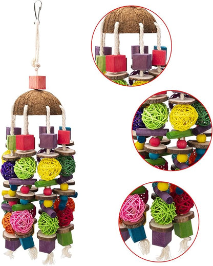 EBaokuup Large Bird Parrot Toys - Image 3