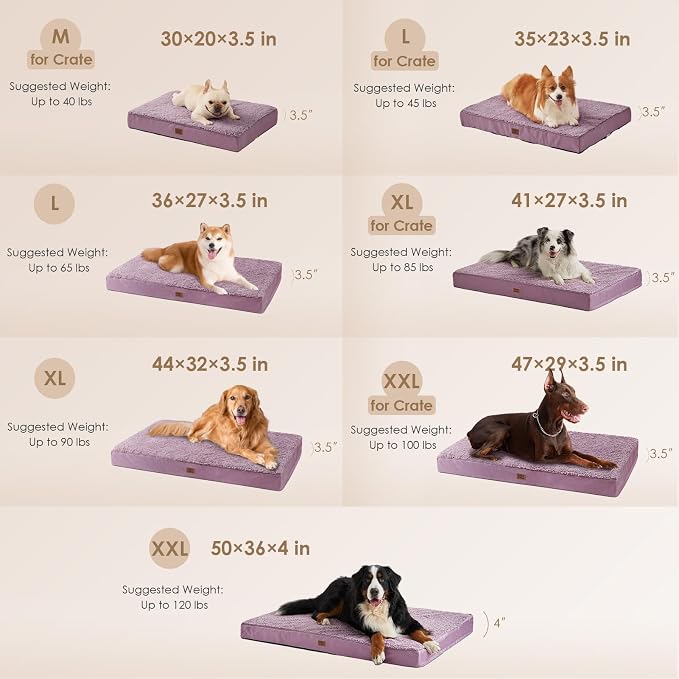EHEYCIGA Orthopedic Dog Beds for Large Dogs - Image 2