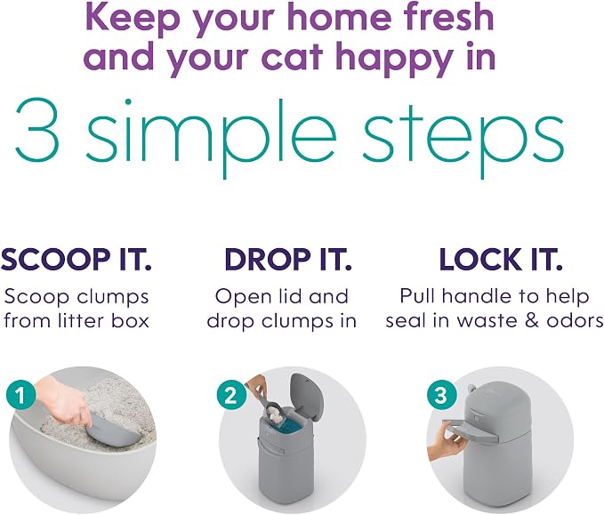 Bundle of Litter Genie Easy Roll Pail | Cat Litter Box Waste Disposal System - Image 6