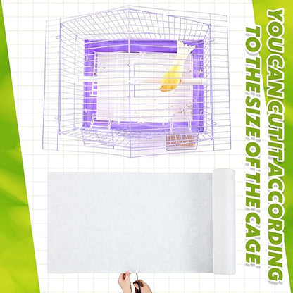 100 ft x 18 Inch Bird Cage Liner Disposable Parakeet Cage Liners Precut - Image 5