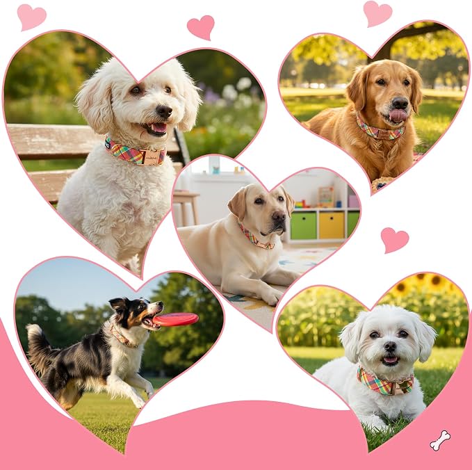 Cotton Dog Collar, Soft Adjustable Dog Collars - Image 7
