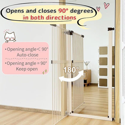 Lumizone Extra Tall Cat Gate 61.02" High Pressure Mounted Extra Wide - Image 7